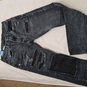 Levis Patched Jeans 501 31/32